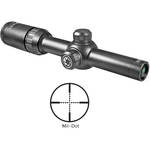 BARSKA 1.5-4.5x20 Tactical Riflescope (Black Matte)