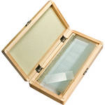 BARSKA AF11564 50 Prepared Microscope Slides with Wooden Case
