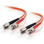 CablesToGo 5m ST/ST Duplex 62.5/125 Multimode Fiber Patch Cable (Orange)