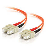 CablesToGo 5m SC/SC Duplex 62.5/125 Multimode Fiber Patch Cable (Orange)