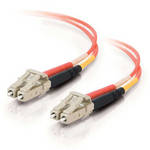 CablesToGo 16.4' (5 m) LC/LC Duplex 62.5/125 Multimode Fiber Patch Cable (Orange)