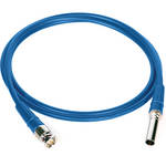 Canare 24" Coaxial Patch Cord/BNC (Blue)
