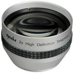 Opteka 2.0x High Definition II Telephoto Lens for Video Cameras (37mm)
