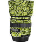LensSkins Lens Skin for the Canon 85mm f/1.8 EF USM Lens (Green Swirl)