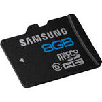 Samsung 8GB microSDHC Memory Card High Speed Series Class 6 With SD Adapter