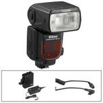 Nikon SB-910 AF Speedlight with Impact Mini LiteTrek (LT) Battery Pack and IM-CKE Flash Cable Kit