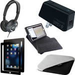 B&H Photo iPad 2 Accessory Kit with HD 218i Headphones and Charger (Black)