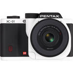Pentax K-01 Digital Camera With 40mm Lens (White)