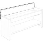Arkay Deluxe 10" High Backsplash for 96" Long Economy Sink