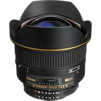 Nikon AF Nikkor 14mm f2.8D ED Autofocus Lens