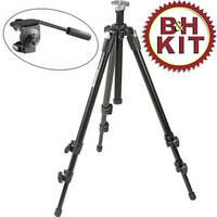 Manfrotto Pernas de Trip� (Cromo) 190XDB com Cabe�a Hidr�ulica 3126