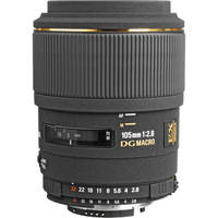 Sigma 105mm f/2.8 EX DG Macro Lens for Nikon AF Cameras