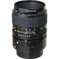 Konica Minolta Normal 50mm f/3.5 MD Macro Manual Focus Lens with 1:1 Extention Tube