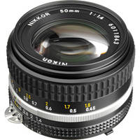Nikon NIKKOR 50mm f/1.4 AIS Manual Focus Lens