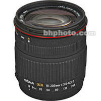 Sigma 18-200mm f/3.5-6.3 DC Lens for Digital SLR