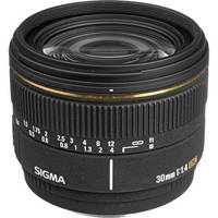 Sigma 30mm f/1.4 EX DC Autofocus Lens for Minolta Digital
