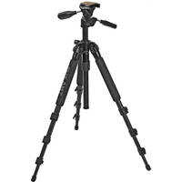 Slik Pro 340DX Tripod (Black) with 3-Way Pan/Tilt Head
