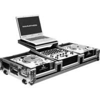 Marathon MA-DJCD12WLT Two CD Players, 12" Mixer and 17" Laptop Case (Black)