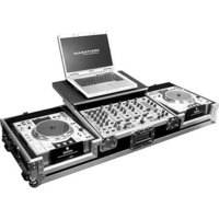 Marathon MA-DJCD19WLT  2 CD Players, 19" Mixer and 17" PC Case (Black and Chrome)