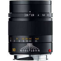 Leica 90mm f/2.5 Summarit-M Manual Focus Lens (Black)