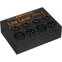 Ebtech LLS-2-XLR - Comutador de N�vel de Linha de Dois Canais com Conectores XLR 