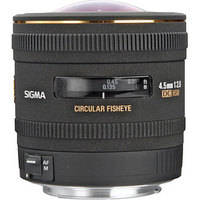 Sigma Lente EX DC HSM f/2.8 de 4,5mm para SLR Digital da Canon