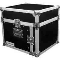 Marathon MA-M2U Flight Road 10U Slant Mixer Rack Combo Case (Black and Chrome)