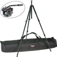 Manfrotto 501HDV,055XBK Tripod System with Bag (Black)