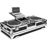Marathon MA-DJ10WLTBLK - BATTLE             2 Turntables, Mixer, 17" PC Case (Black and Chrome)