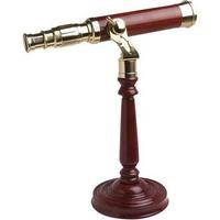 Carson VintageSpotter 1.6"/40mm Brass & Mahogany Refractor Telescope 