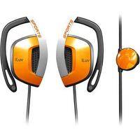iLuv i303 Clip-On Stereo Headphones (Orange)