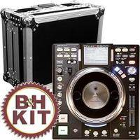 Denon DJ DN-HS5500 DJ Media Player Turntable and Flight Case Kit