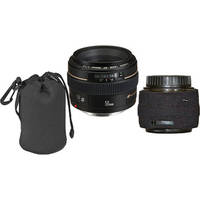 Canon EF 50mm f/1.4 USM Autofocus Lens LensCoat Kit