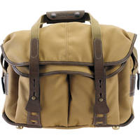 Billingham 307 Camera Bag (Khaki with Chocolate Leather Trim)
