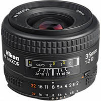 Nikon Lente Grande Angular AF Nikkor 35mm f/2.0D Autofoco