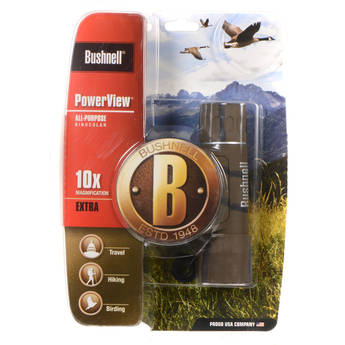 Bushnell 10x25 Powerview Binocular (Camouflage, Clamshell Packaging)
