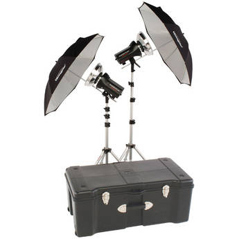 Photogenic StudioMax III Portrait Studio 2 Light Kit (120V)