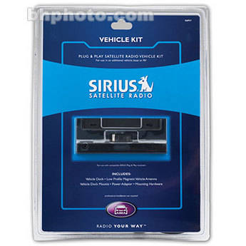 Sirius Satellite Radio Universal Plug and Play Vehicle Kit