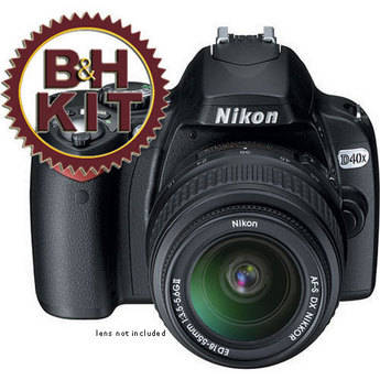 Nikon D40x Digital Camera Kit with Two 2GB SD Cards