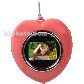 CTA Digital Colar de Moldura de Imagem Digital em Forma de Cora��o (Rosa)
