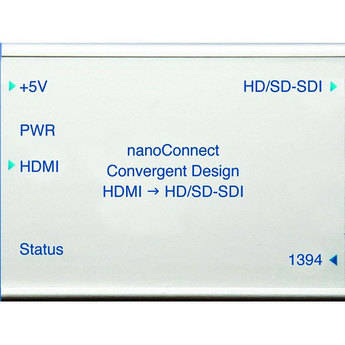 Convergent Design Conversor nanoConnect HD, DV, AVCHD para SD/HD-SDI