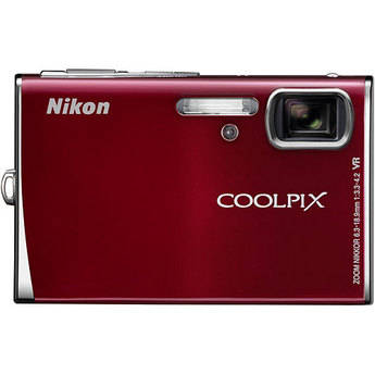 Nikon C�mera Digital Coolpix S51 (Vermelha)