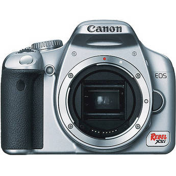 Canon C�mera Digital EOS Rebel XSi (tamb�m conhecida como 450D) (Prata) (Corpo da C�mera)