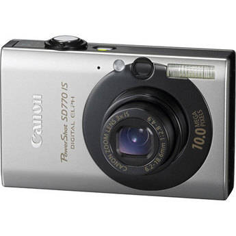 Canon PowerShot SD770 IS Digital Elph Digital Camera (Black)