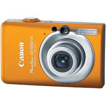 Canon C�mera Digital PowerShot SD1200 IS (Laranja)