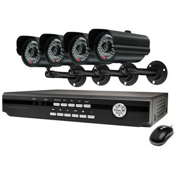 Swann Alpha D02C5 - 4-CH H.264 DVR & 4 CCD Cameras