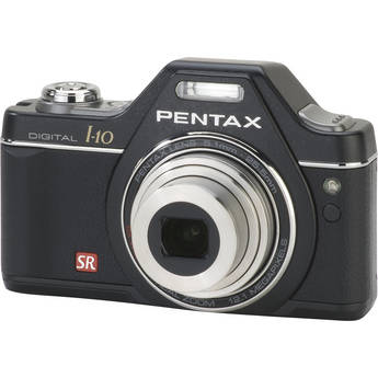 Pentax Optio I-10 Digital Camera (Black)
