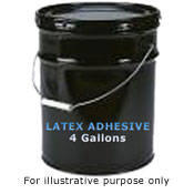 Rosco Adhesive, Latex - 4 Gallons