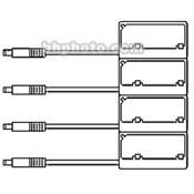 PAG 9483 Charge Adaptor, Four PP-90 (Female) Connectors to Four Position NP Type Pocket