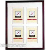 Lawrence Frame Images Frame - 14 x 18" - Holds Four 4x6" Photos - Walnut